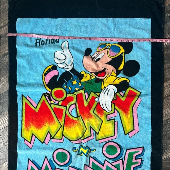 Vintage Mickey and Minnie Beach Towel Florida Vacation Disney - Picture 7 of 8